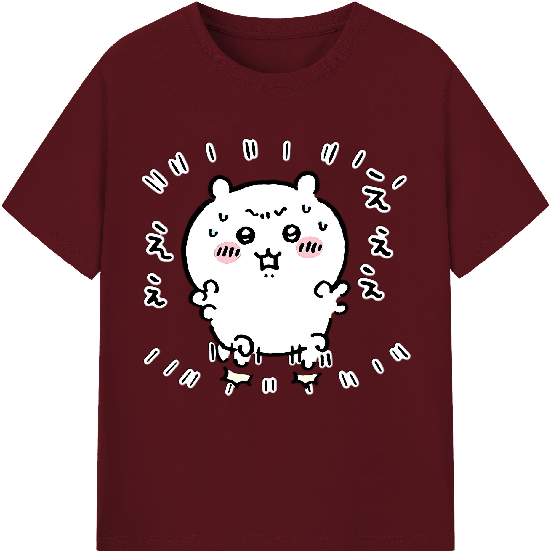 （画像用） ちいかわ ちいかわ Chii-kawa chiikawa 綿100％半袖Tシャツ（フロントプリント）